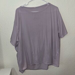 Purple lulu tee